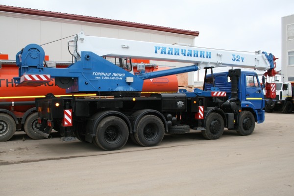Автокран 32 тонн, стрела 31 м - «Галичанин» КС-55729-1В
